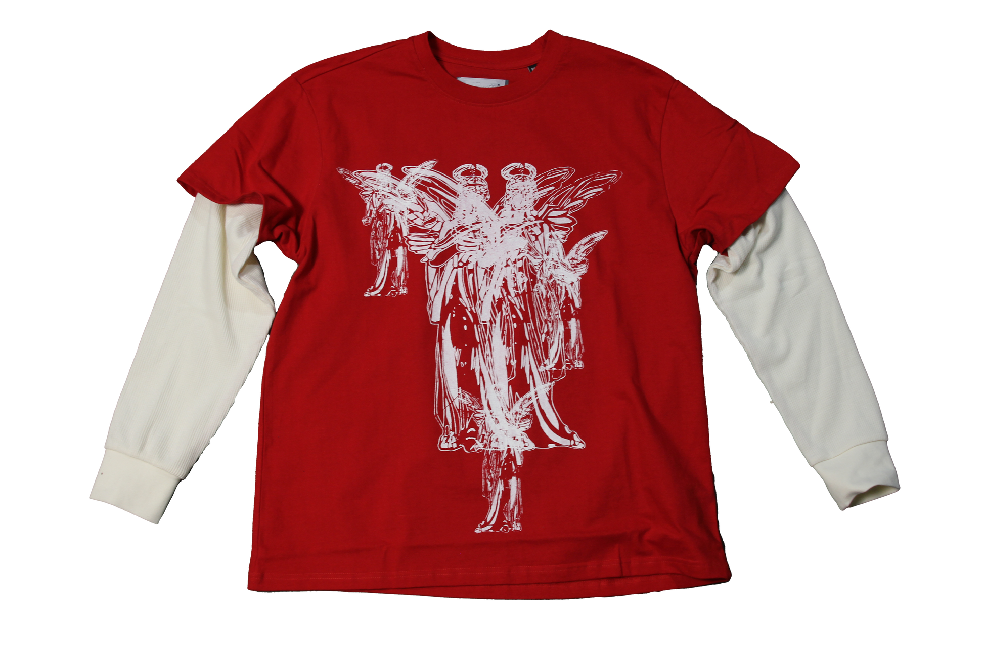 Skater tee with thermal sleeves