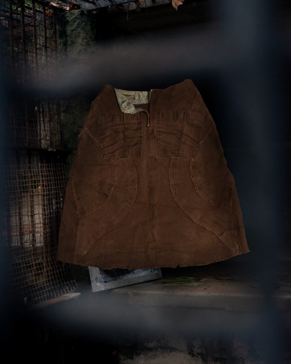 Broka 10/10 Brown Denim Skirt