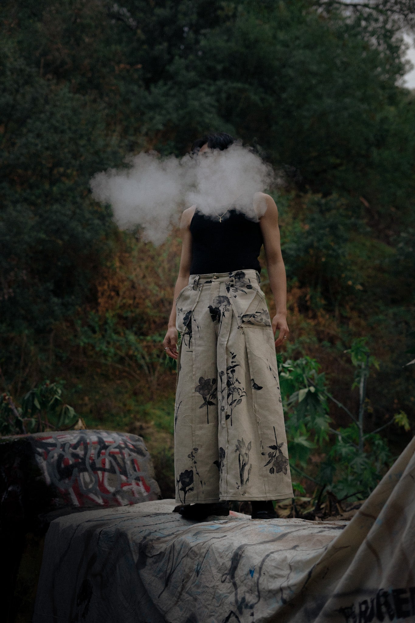Broka 1/10 Flower Print Pants