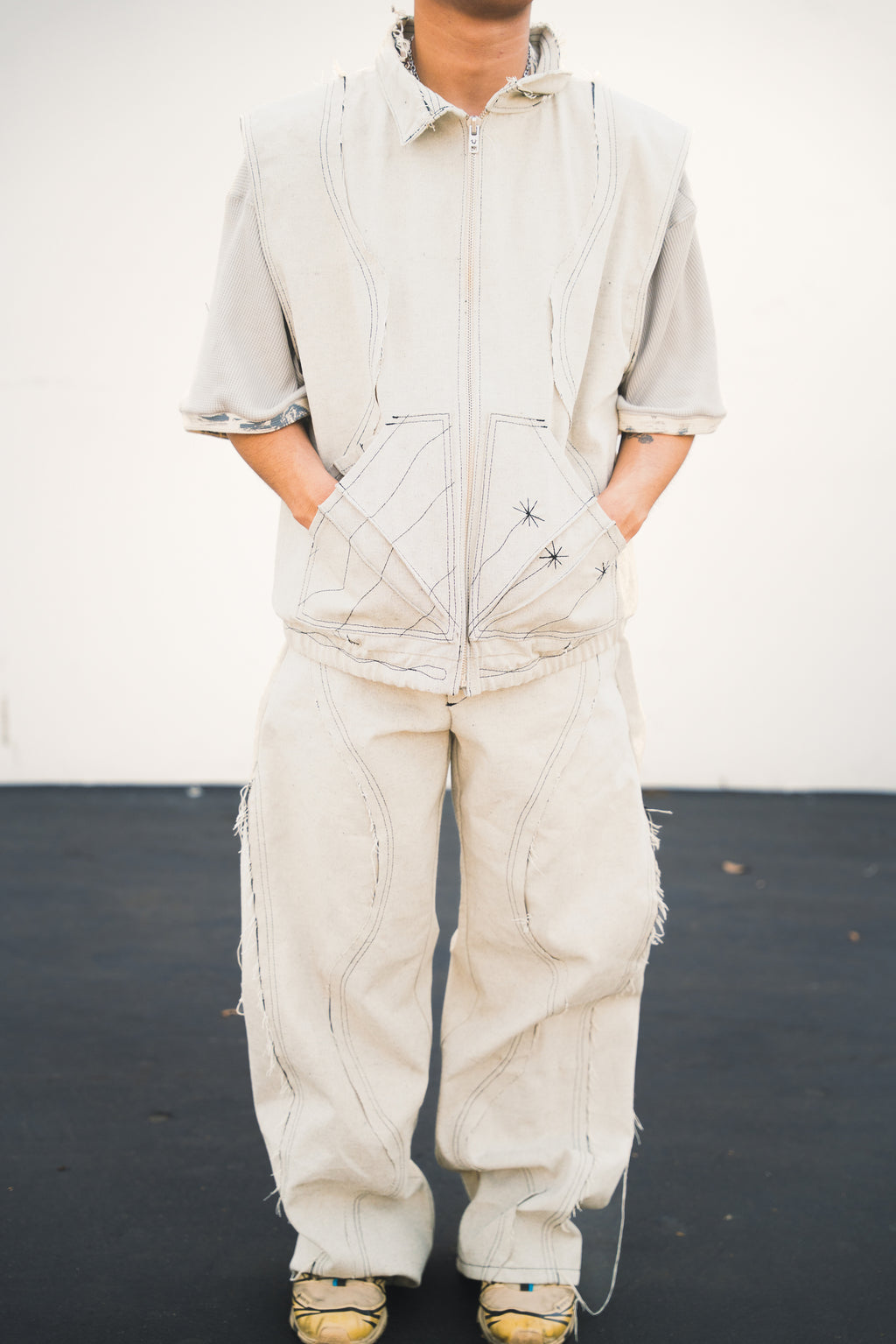 Piece 2 Bottoms 1 of 1 (Starched?)