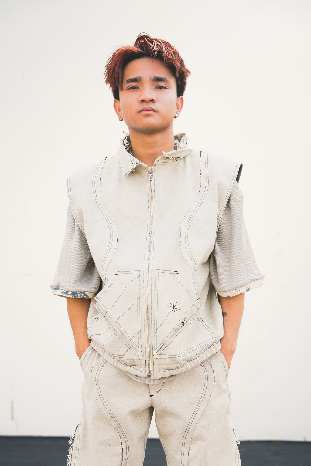 Piece 1 Top 1 of 1 (Hoodless Vest)