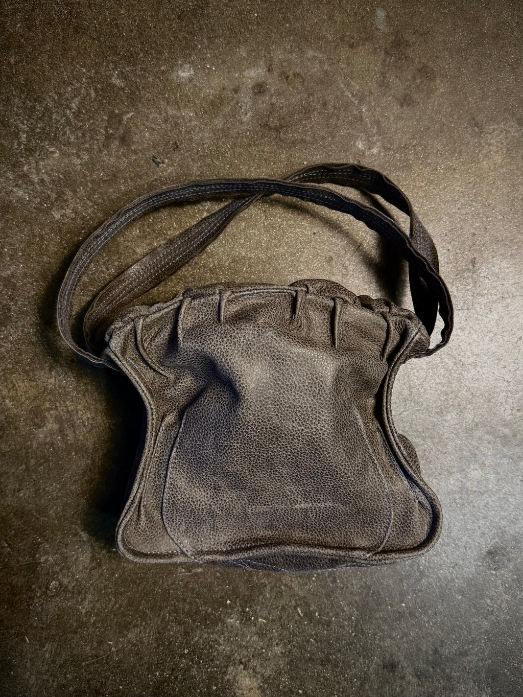 Flower Bag (1 of 1 scuffed black leather)