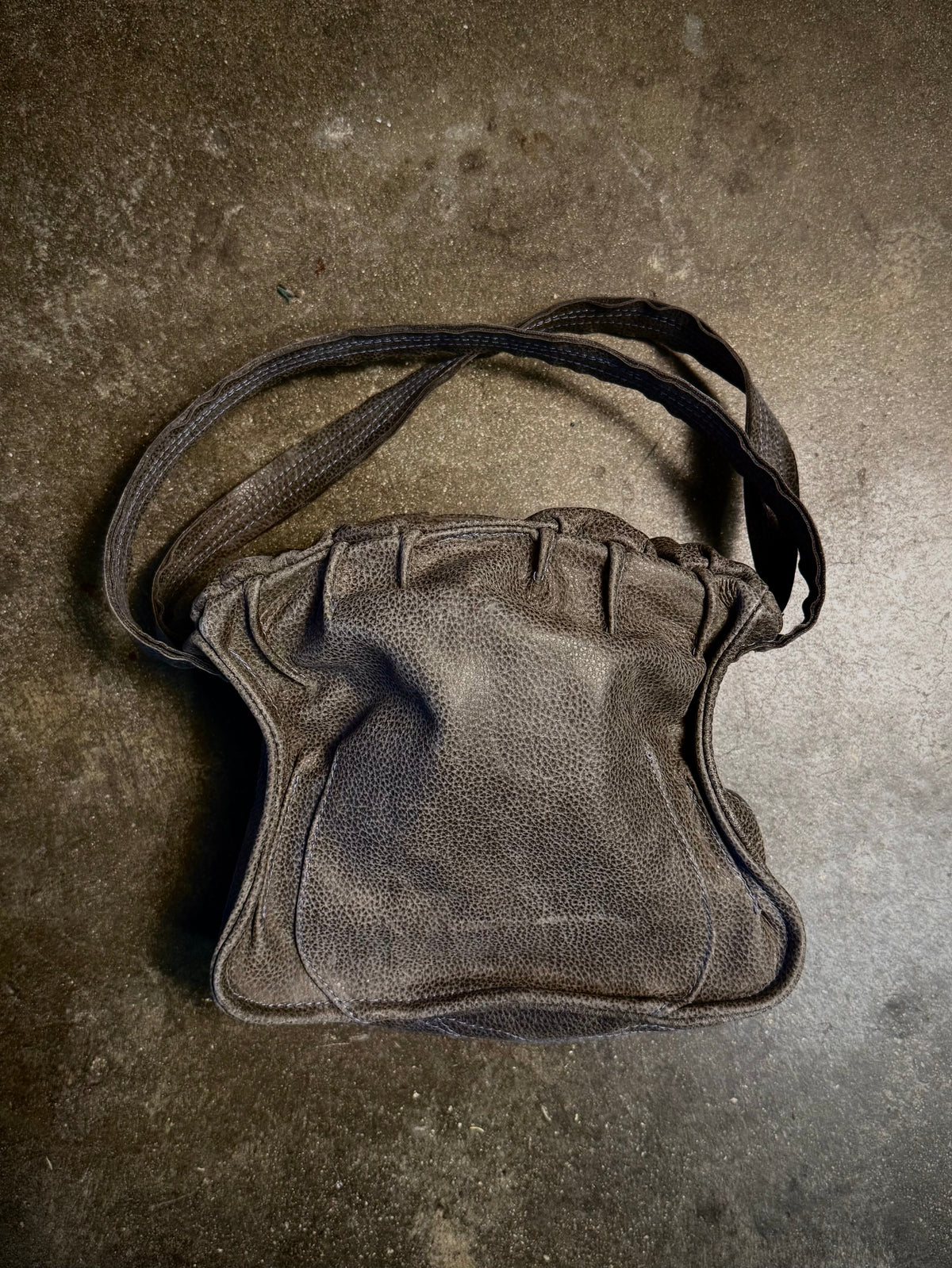 Flower Bag (1 of 1 scuffed black leather)