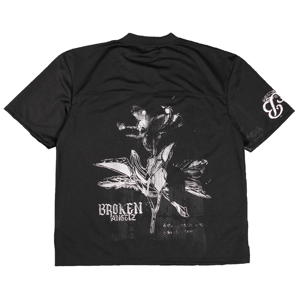 Fitted Jersey (Black and White)