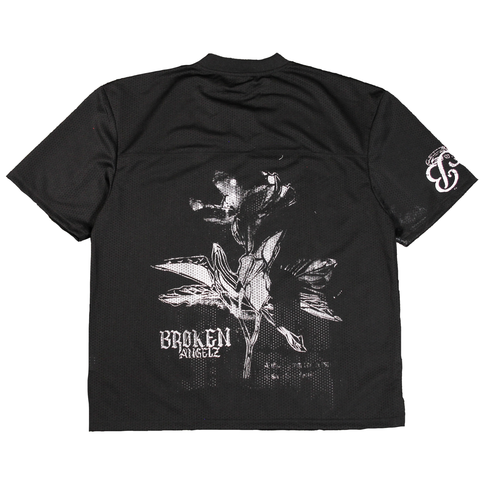 Fitted Jersey (Black and White)