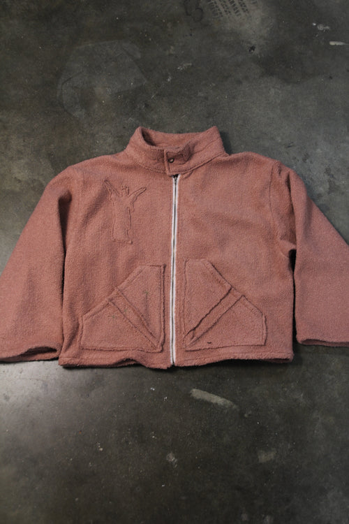 1 of 1 Cuffed Neck Zip Up