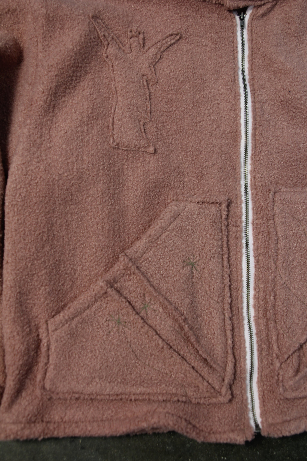 1 of 1 Cuffed Neck Zip Up