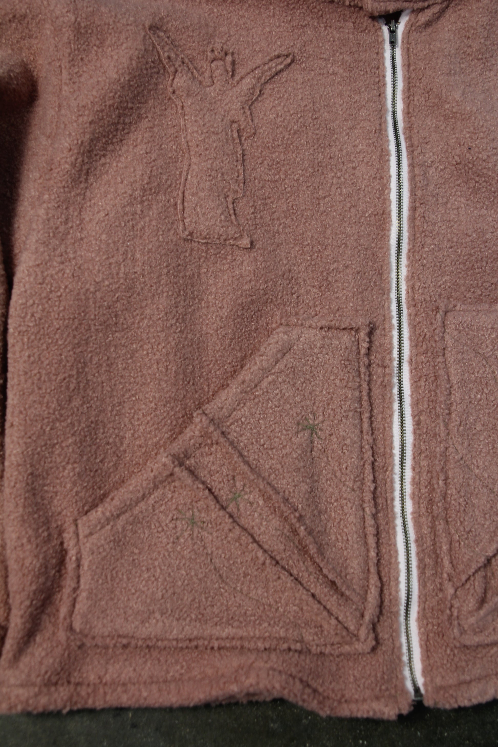 1 of 1 Cuffed Neck Zip Up