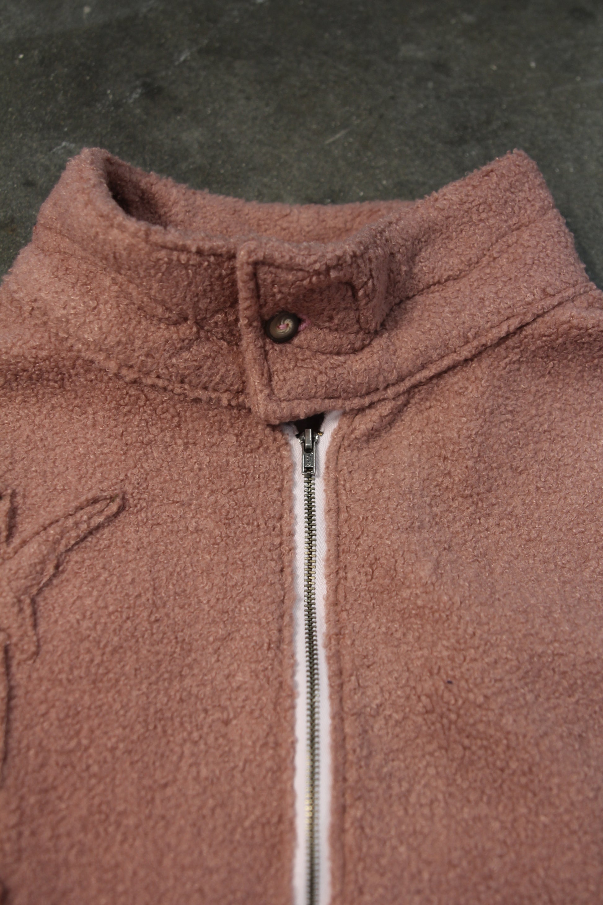 1 of 1 Cuffed Neck Zip Up