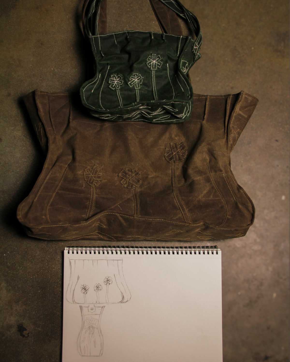 Flower Field Bag (HANDMADE SAMPLE 01)